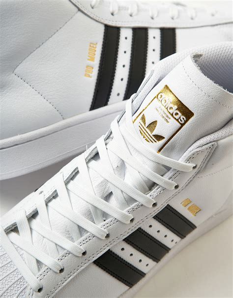 Adidas Pro Model ADV Shoes Black/White/Gold 